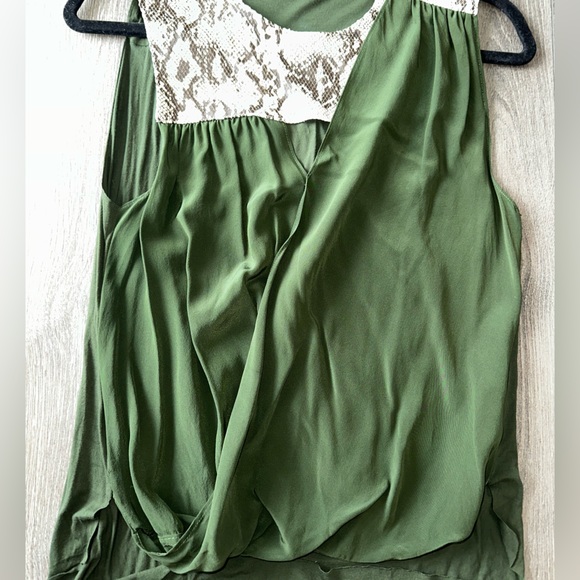 Green Bailey/44 shirt with faux snakeskin - Picture 3 of 3